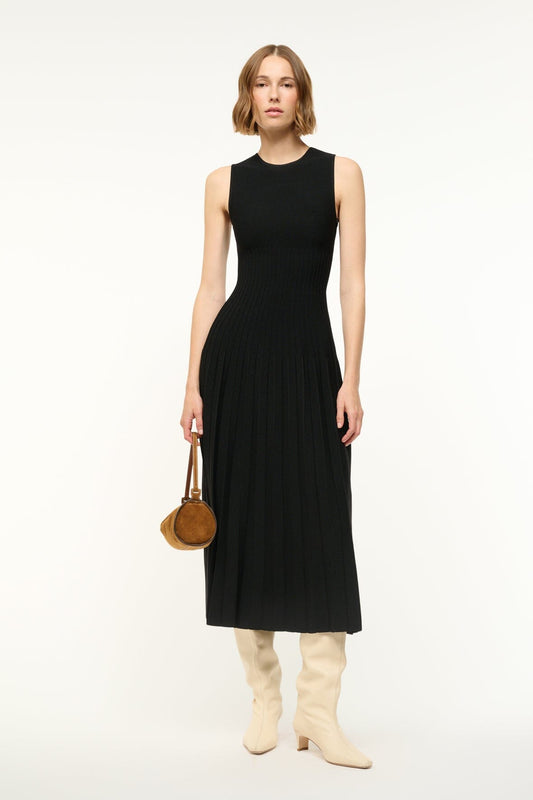 Elyse Dress Black | STAUD Value