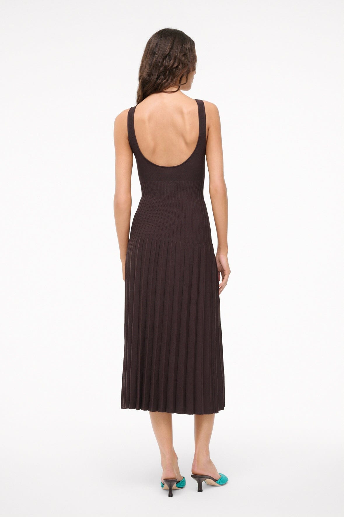 Ellison Dress Earth | STAUD Premium
