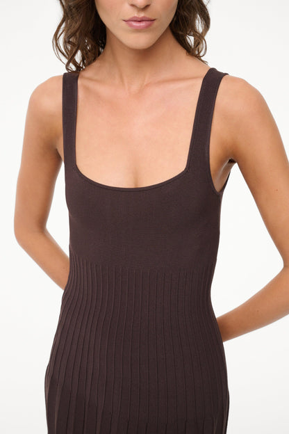 Ellison Dress Earth | STAUD Premium
