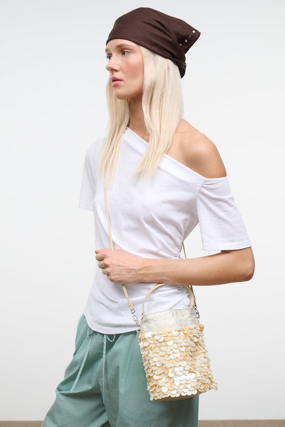 Lila Mini Bag Cream | STAUD Discount