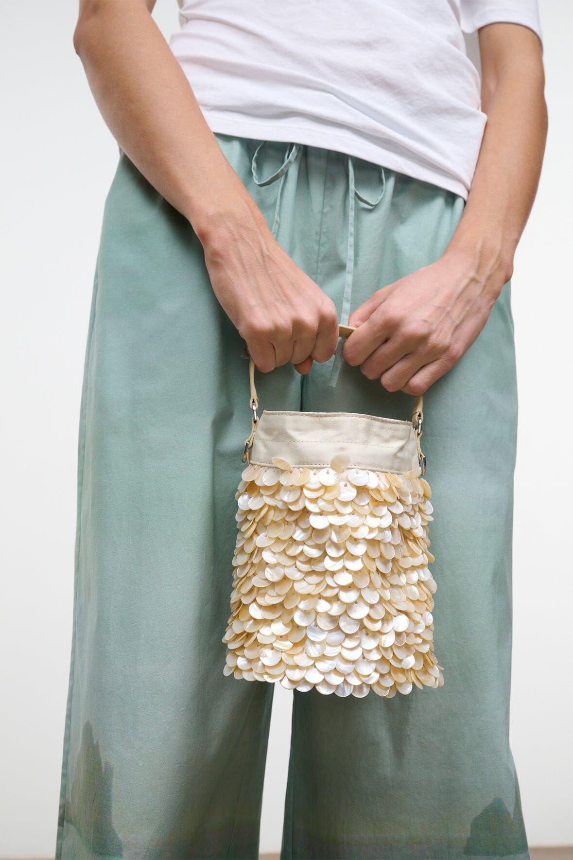 Lila Mini Bag Cream | STAUD Discount