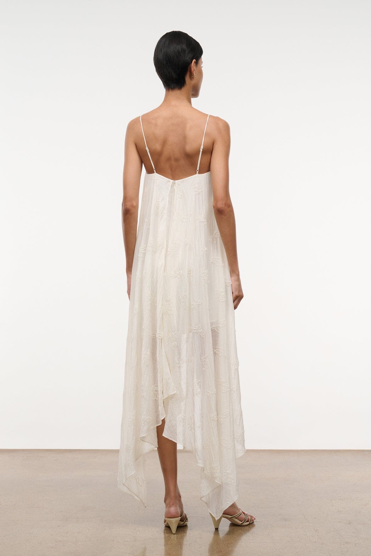 Valencia Mini Dress White | STAUD Signature