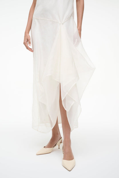 Viola Dress Ivory | STAUD Featured