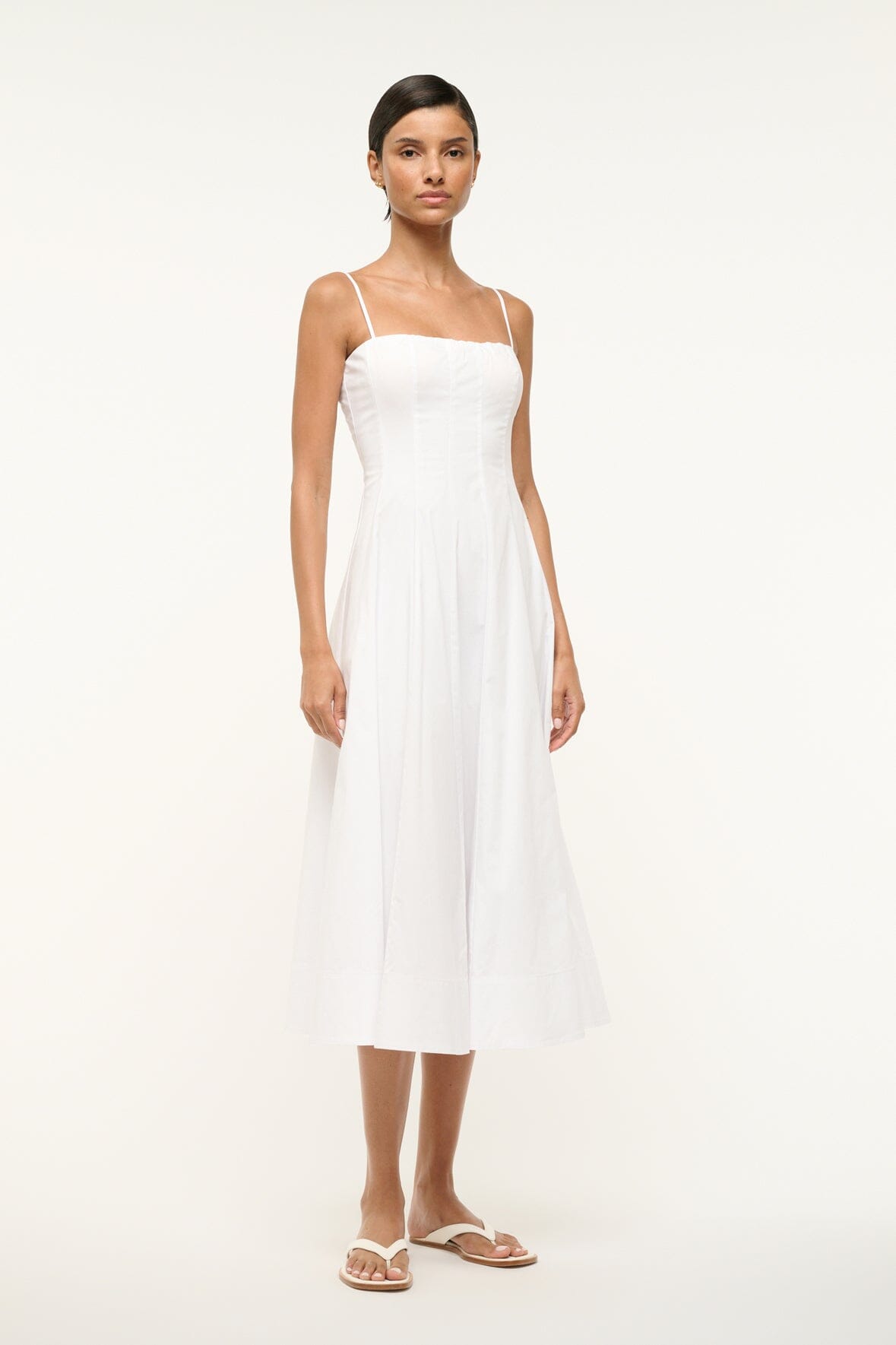 Wylie Dress White 1 | STAUD Deals