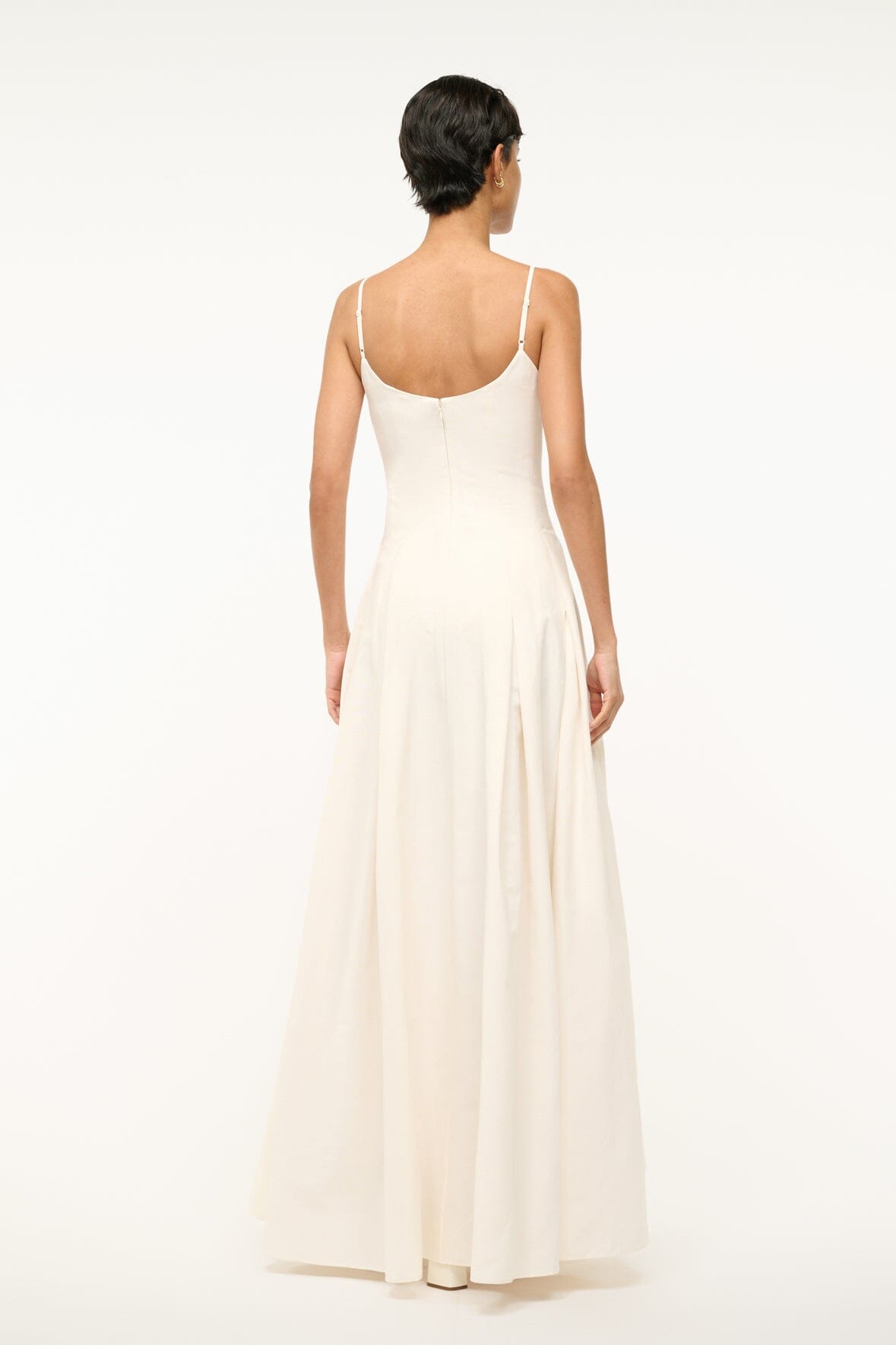 Joy Maxi Dress Ivory 1 | STAUD Premium
