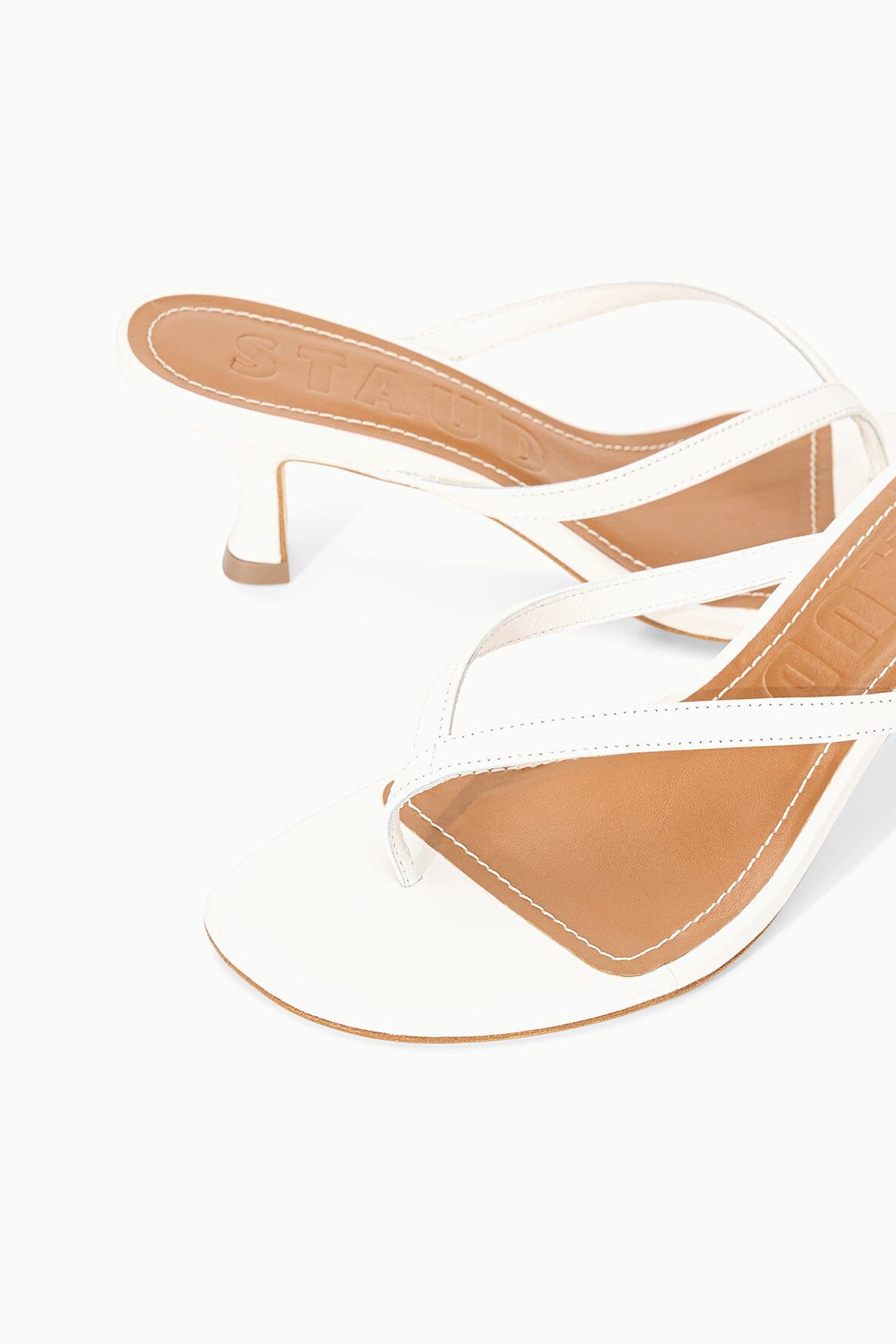Freja Thong Kitten Heel Paper 1 | STAUD Trusted