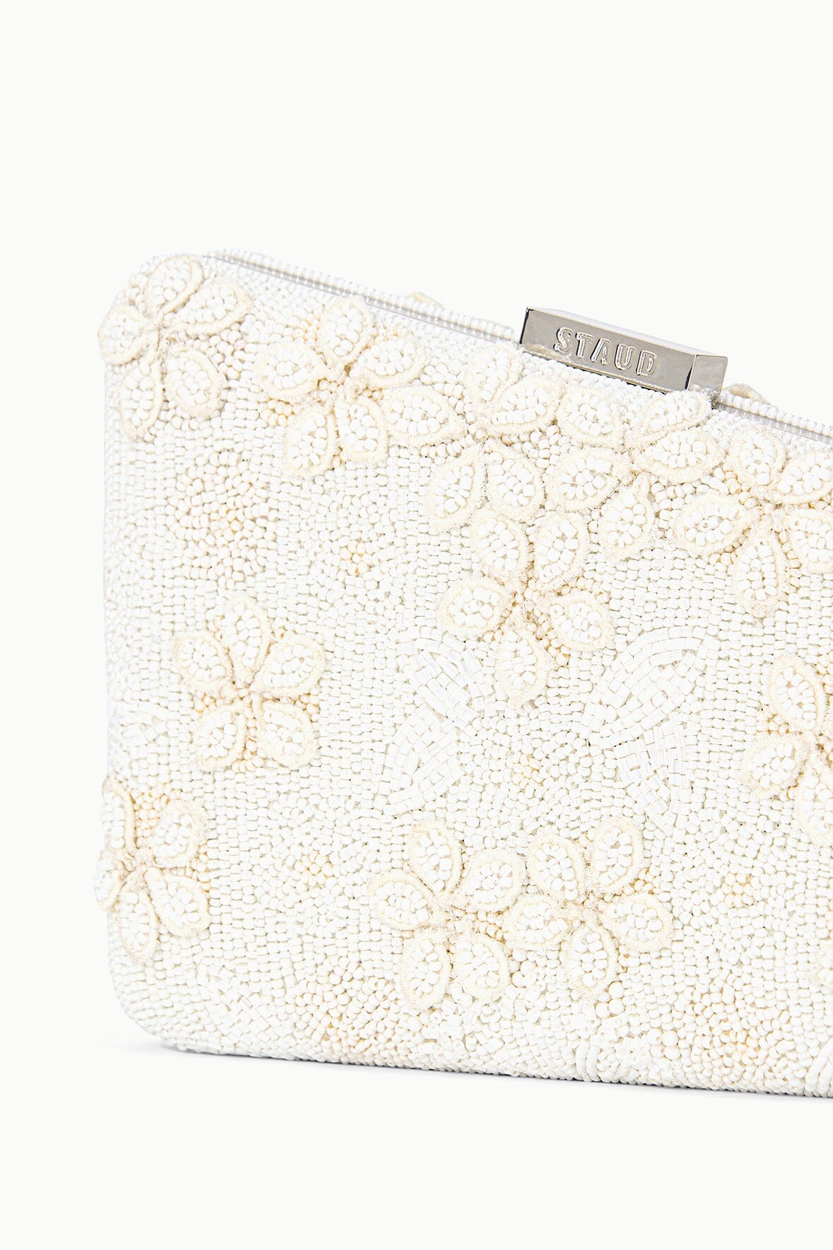Carmella Beaded Clutch Garden Party | STAUD Trending