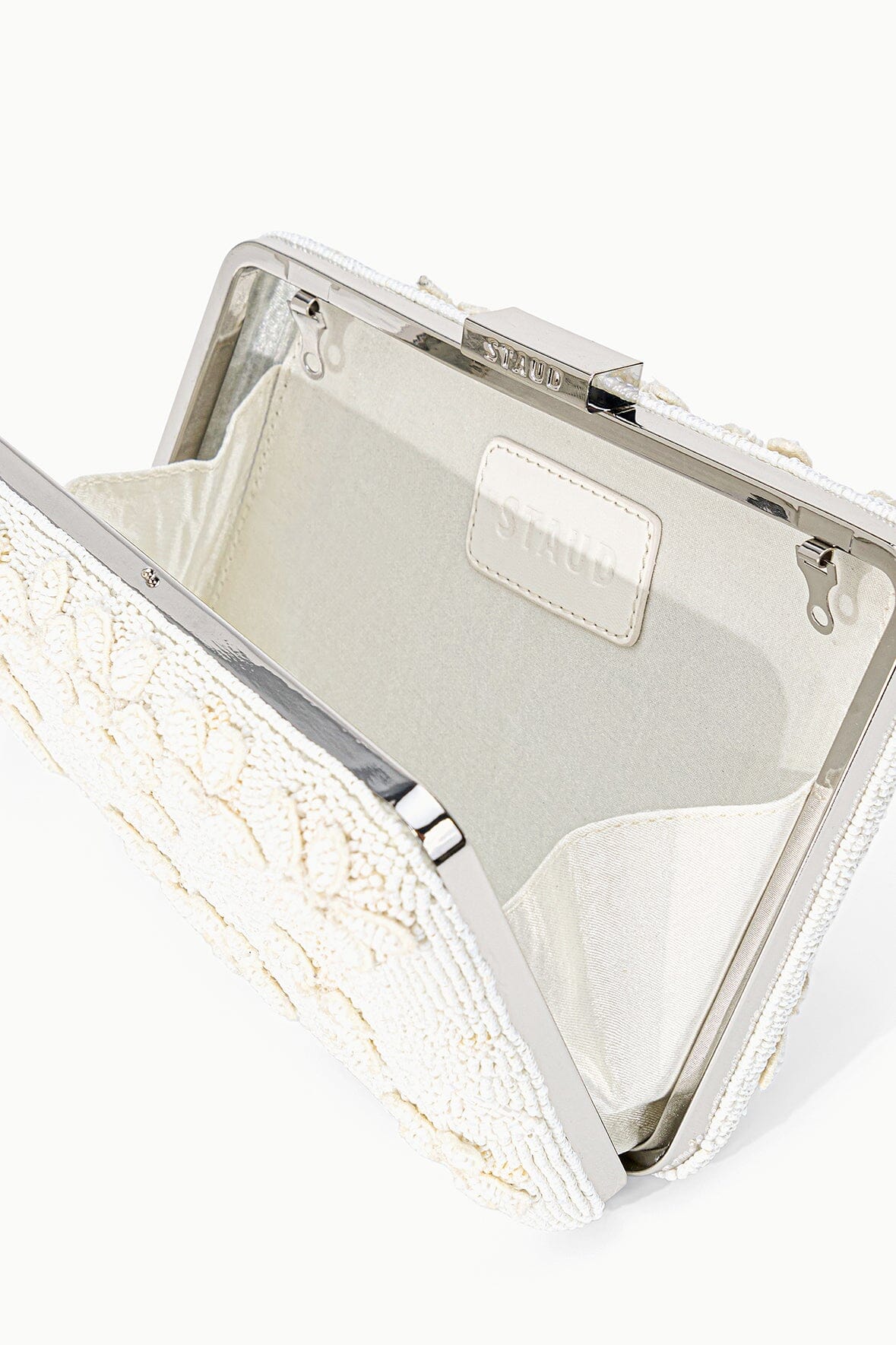 Carmella Beaded Clutch Garden Party | STAUD Trending