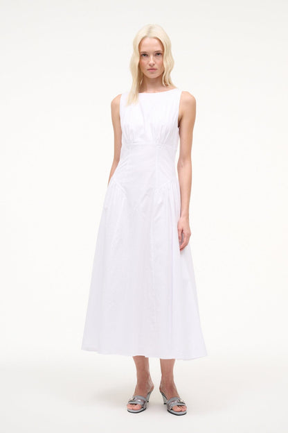 Gwen Dress White | STAUD Best Price