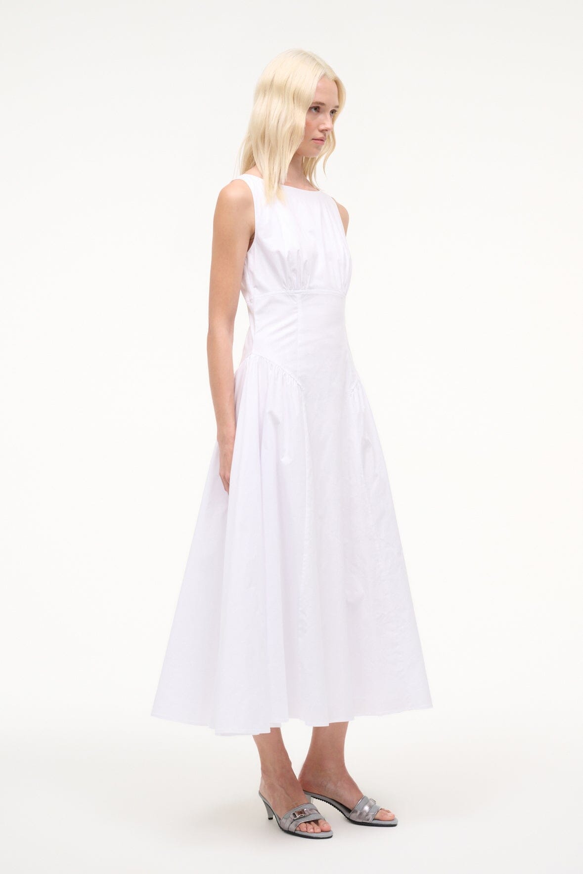Gwen Dress White | STAUD Best Price