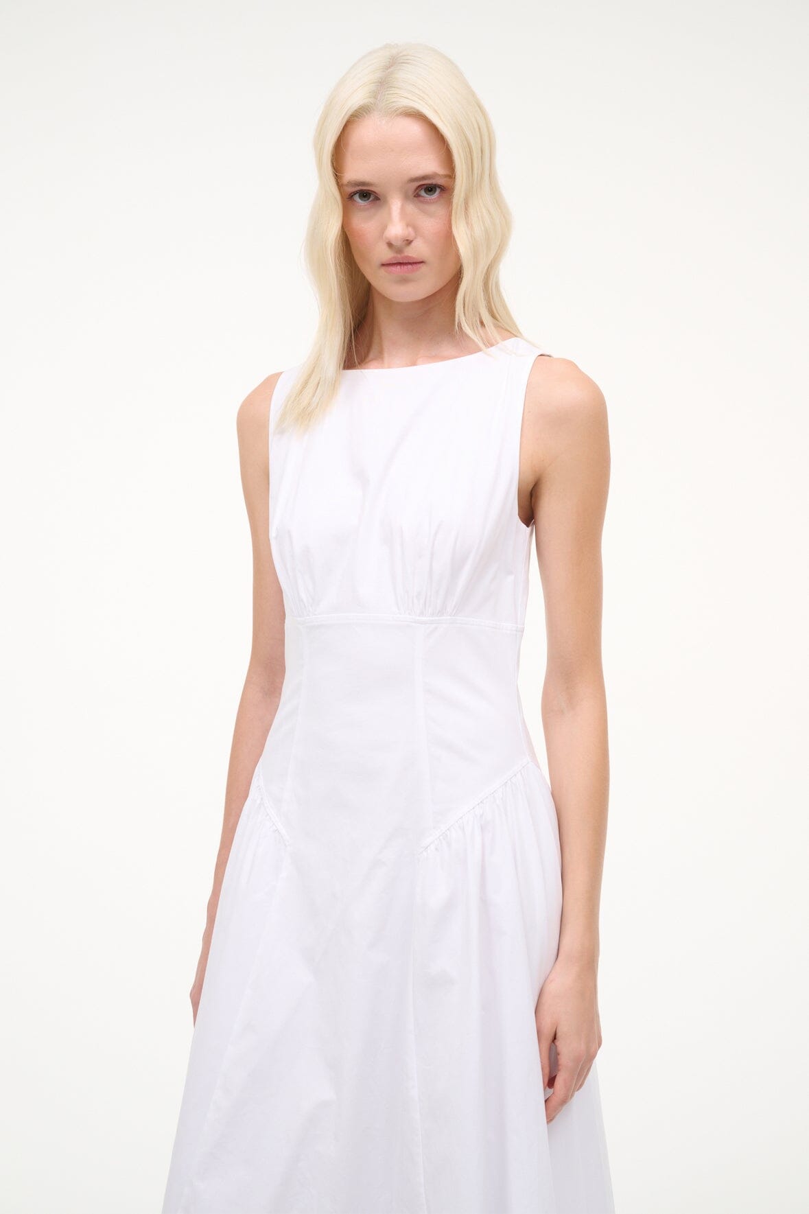 Gwen Dress White | STAUD Best Price
