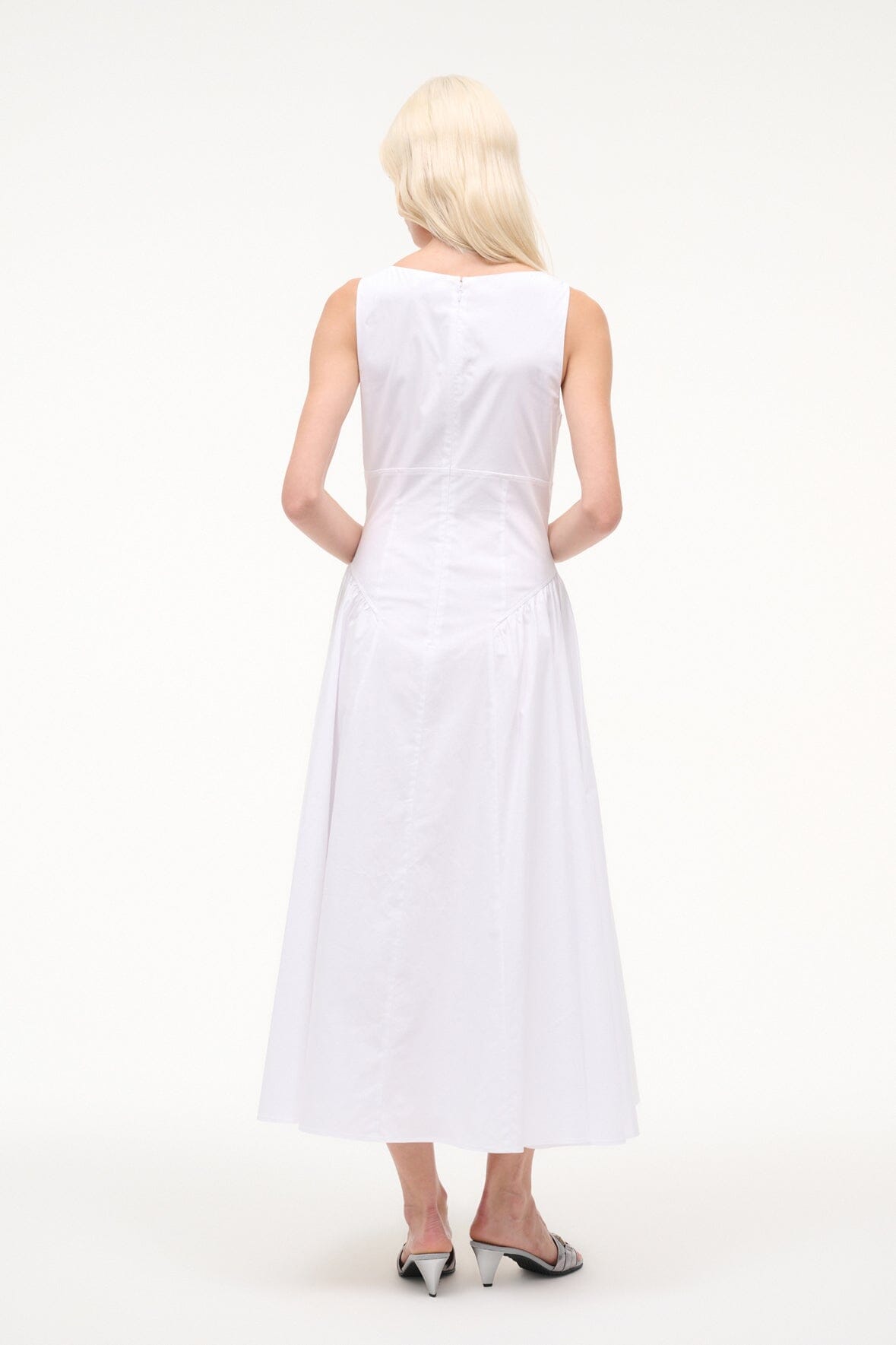Gwen Dress White | STAUD Best Price