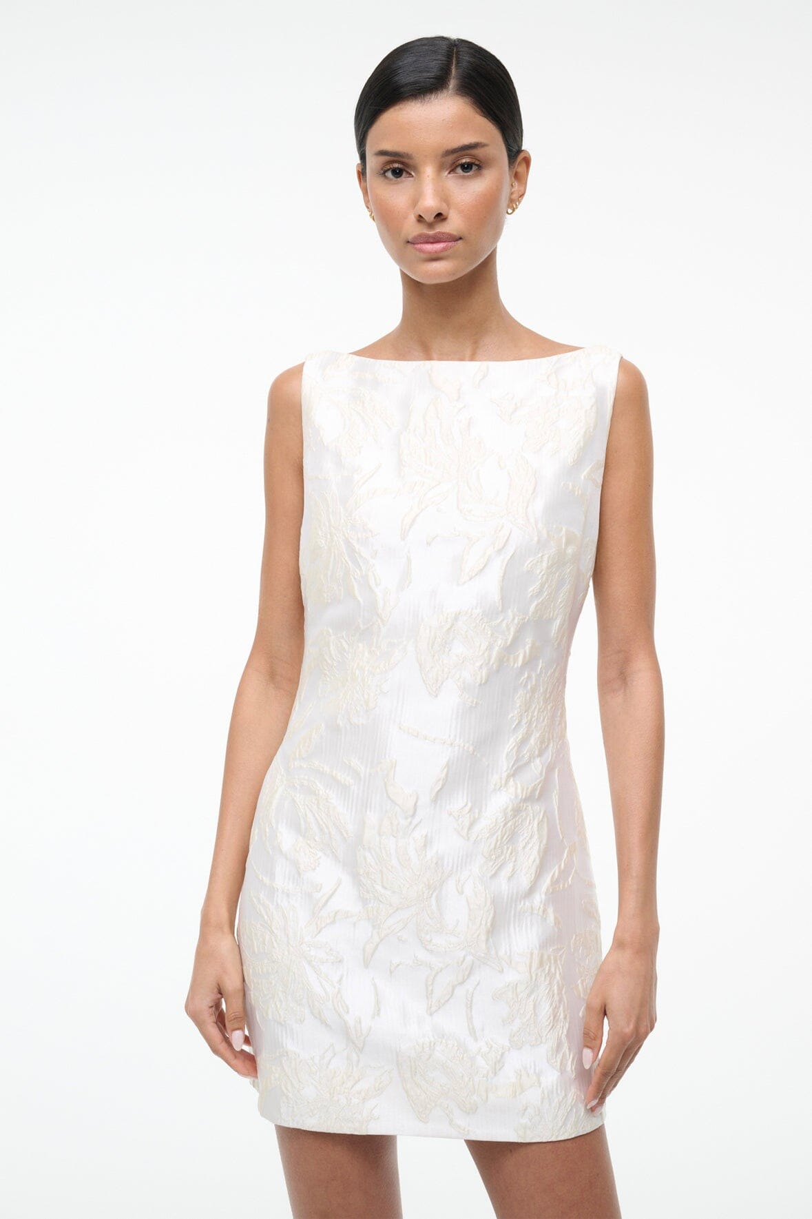 Mimi Dress Botanica Ivory | STAUD Sale