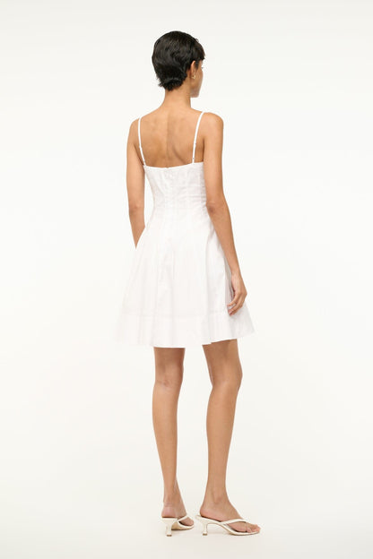 Wylie Mini Dress White | STAUD Exclusive