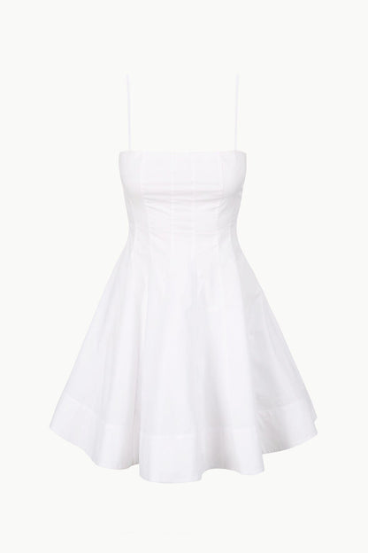 Wylie Mini Dress White | STAUD Exclusive