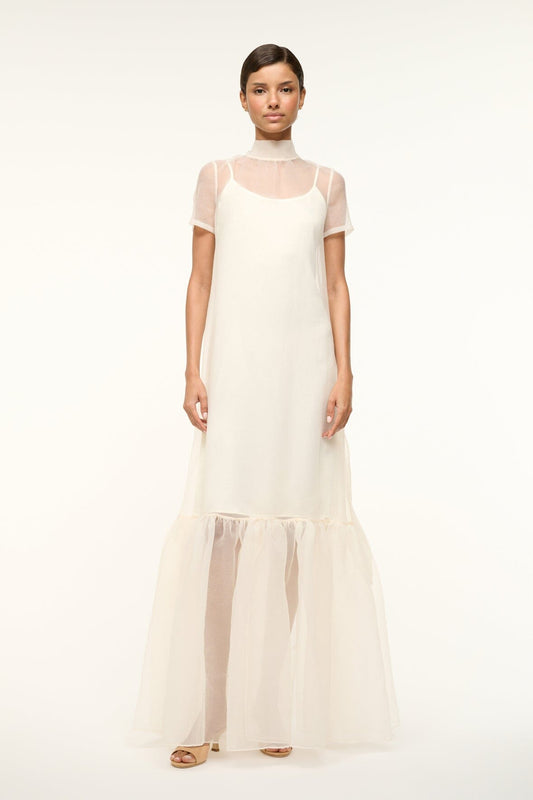 Calluna Dress - White | STAUD Great Value