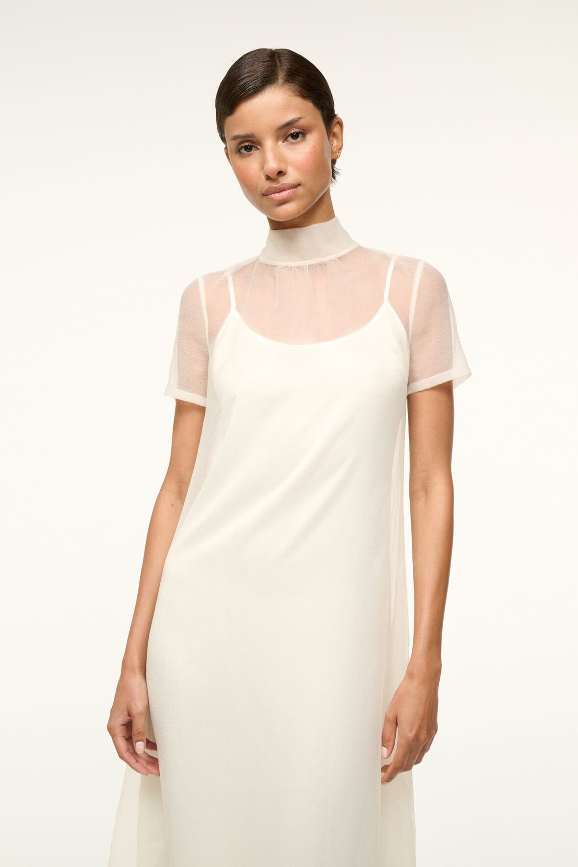 Calluna Dress - White | STAUD Great Value