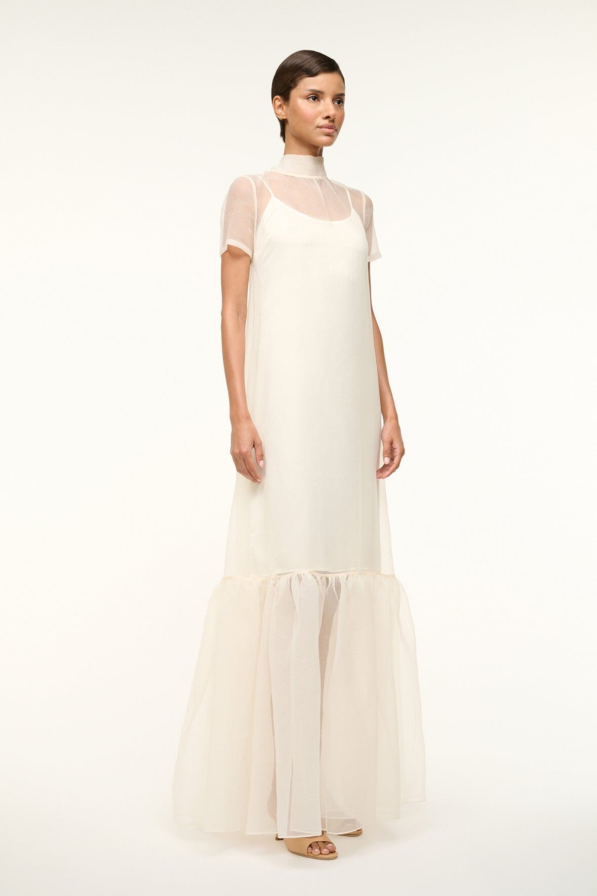 Calluna Dress - White | STAUD Great Value