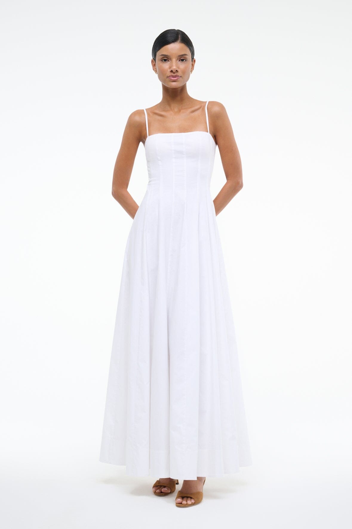 Wylie Maxi Dress Black | STAUD Popular