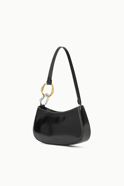 Ollie Bag Black Leather Mini Shoulder Bag - Staud | STAUD Featured