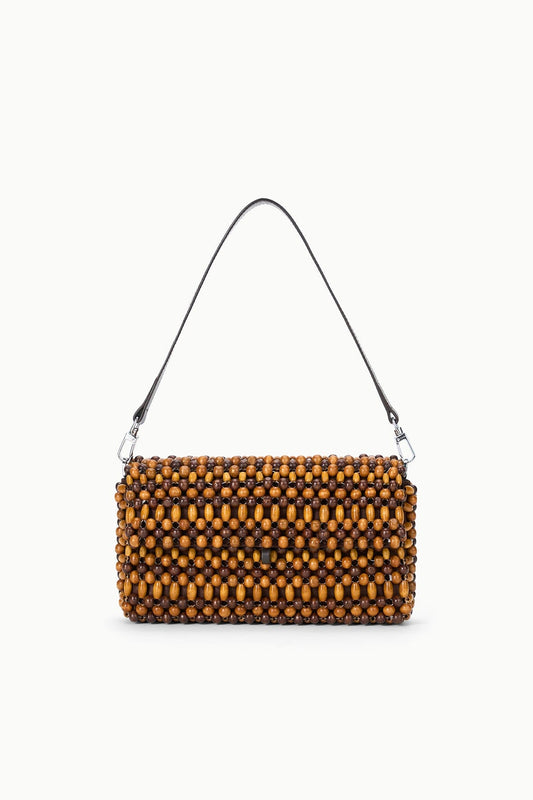 Timmy Convertible Shoulder Bag Multi Wood Beads | STAUD Smart Buy