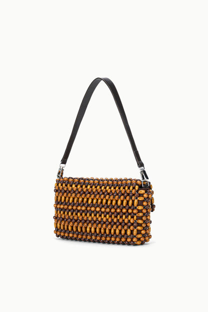 Timmy Convertible Shoulder Bag Multi Wood Beads | STAUD Smart Buy