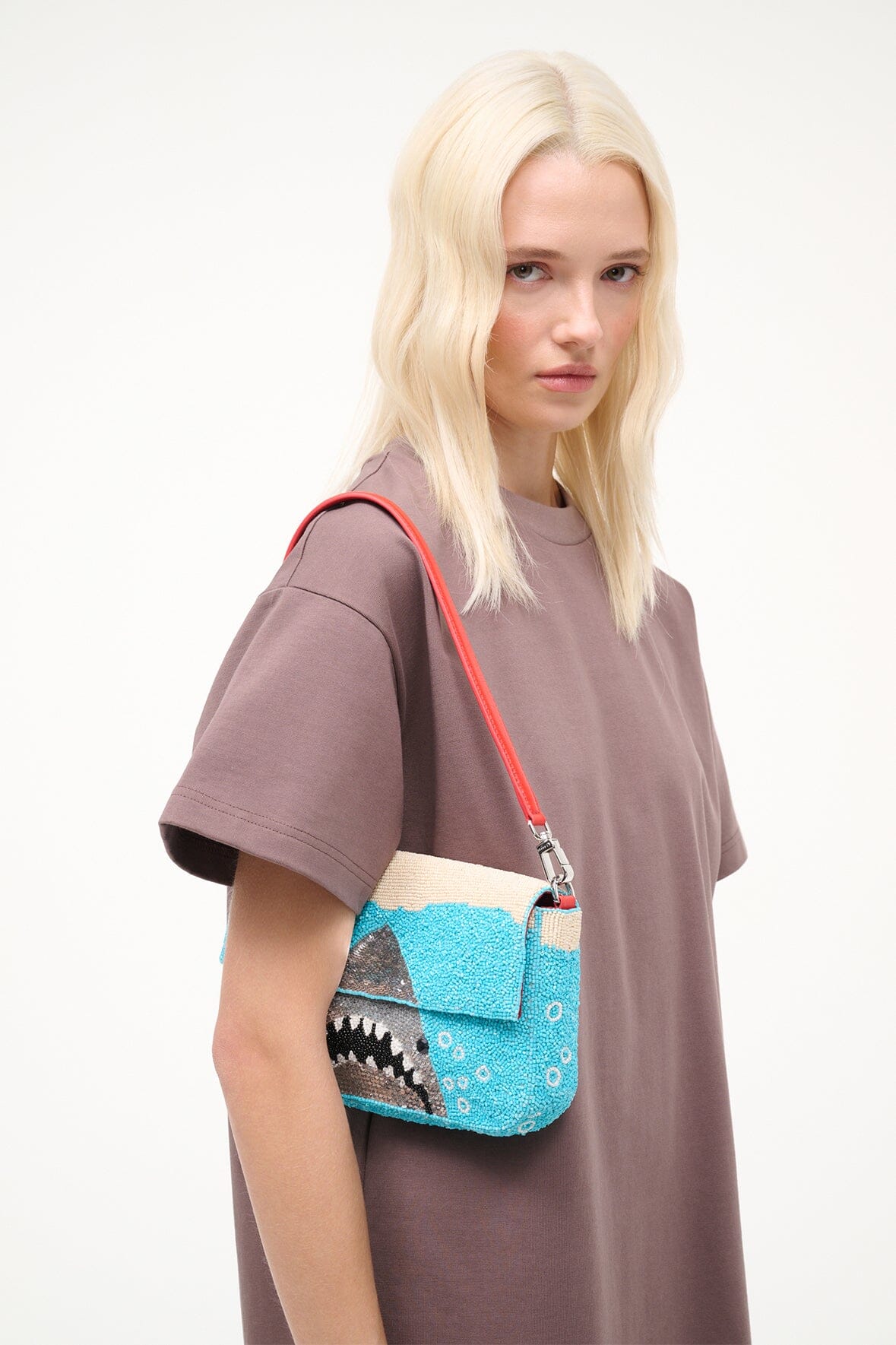 Timmy Convertible Shoulder Bag Great White | STAUD Popular