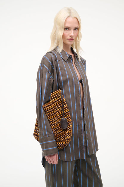 Drift Shoulder Bag Multi Wood Beads | STAUD Quality