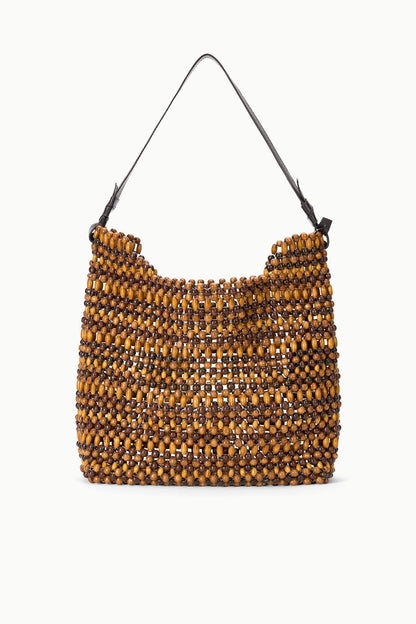 Drift Shoulder Bag Multi Wood Beads | STAUD Quality