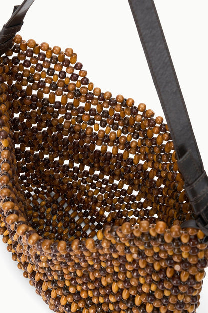 Drift Shoulder Bag Multi Wood Beads | STAUD Quality