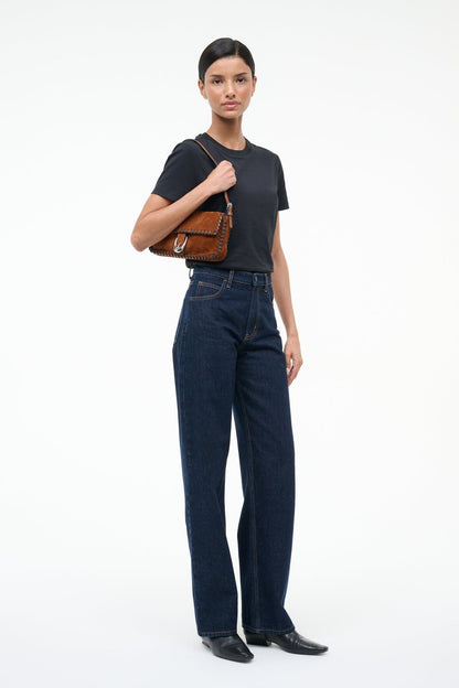 Harlow Bag Tabac Suede Espresso | STAUD Quality