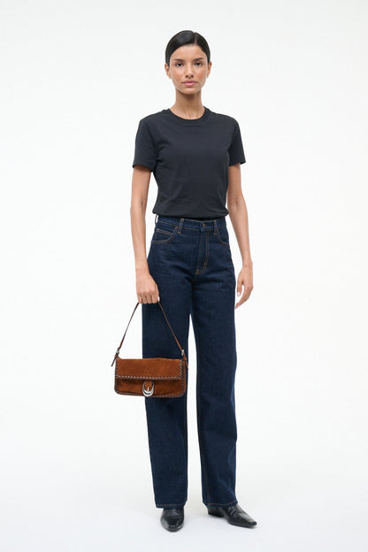 Harlow Bag Tabac Suede Espresso | STAUD Quality