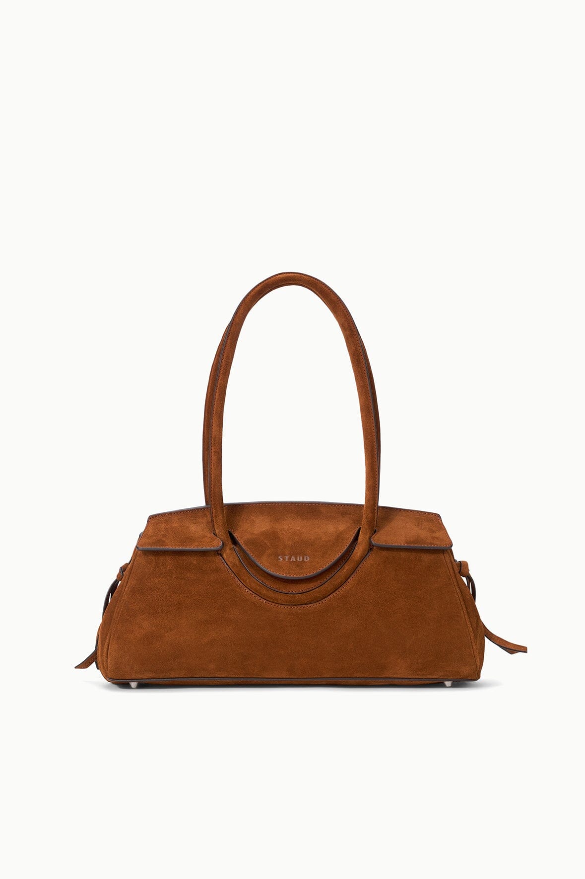 Maude Shoulder Bag Tabac Suede | STAUD Classic