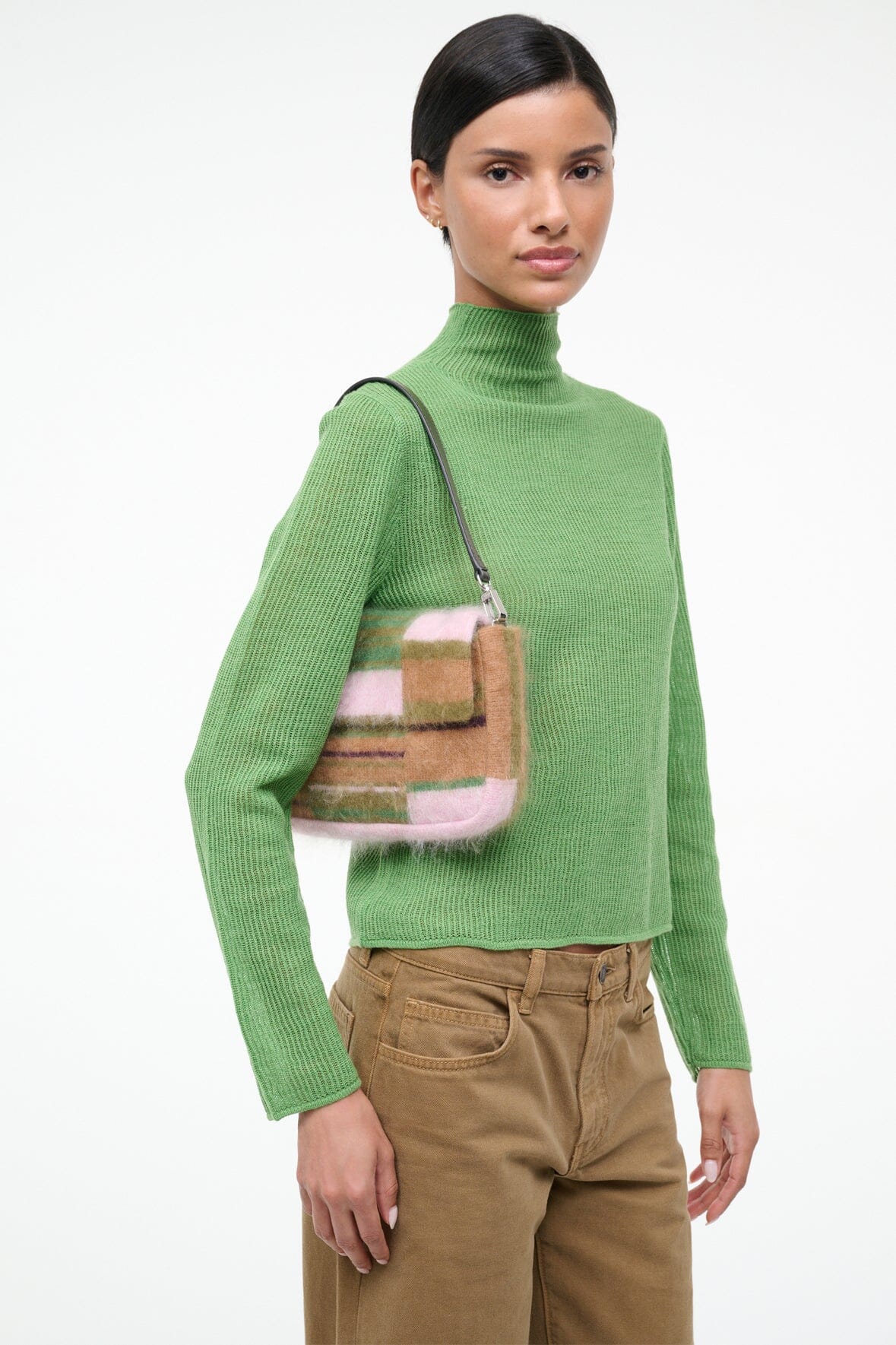 Timmy Convertible Shoulder Bag Pixel | STAUD Trending