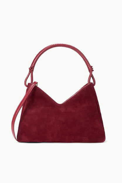 Valerie Shoulder Bag Pinot Suede | STAUD Classic