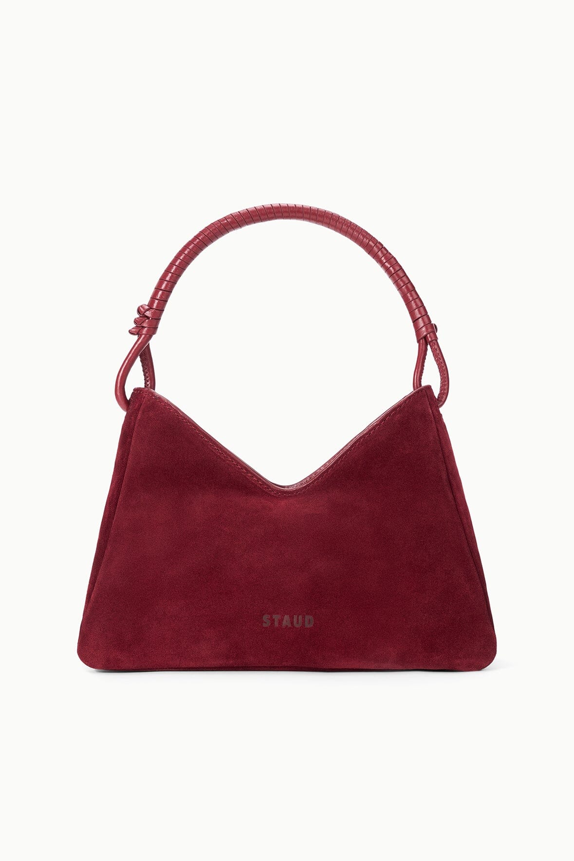 Valerie Shoulder Bag Pinot Suede | STAUD Classic