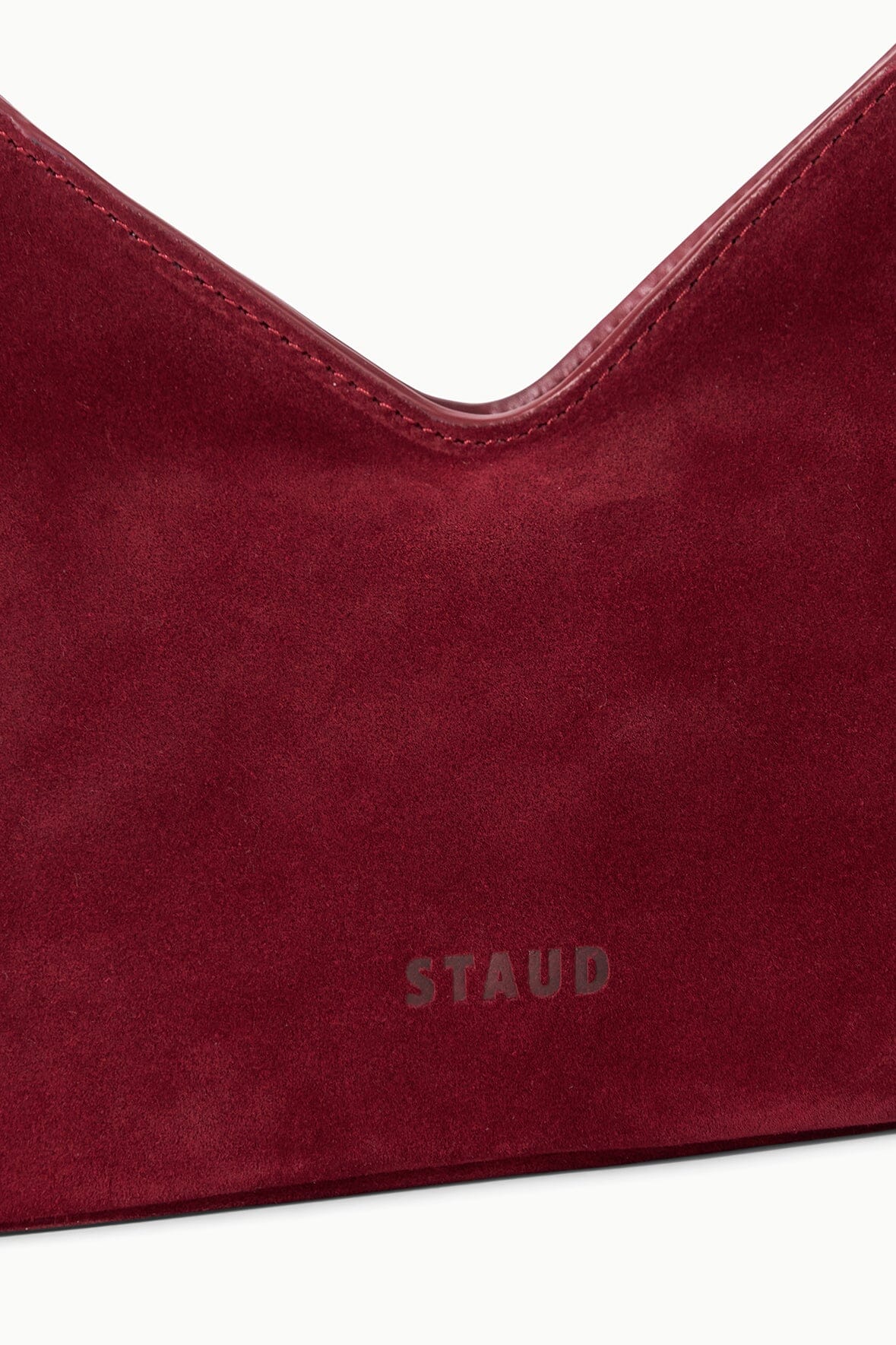Valerie Shoulder Bag Pinot Suede | STAUD Classic