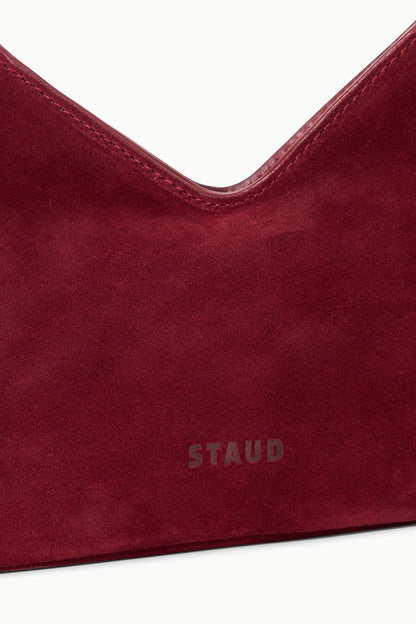 Valerie Shoulder Bag Pinot Suede | STAUD Classic