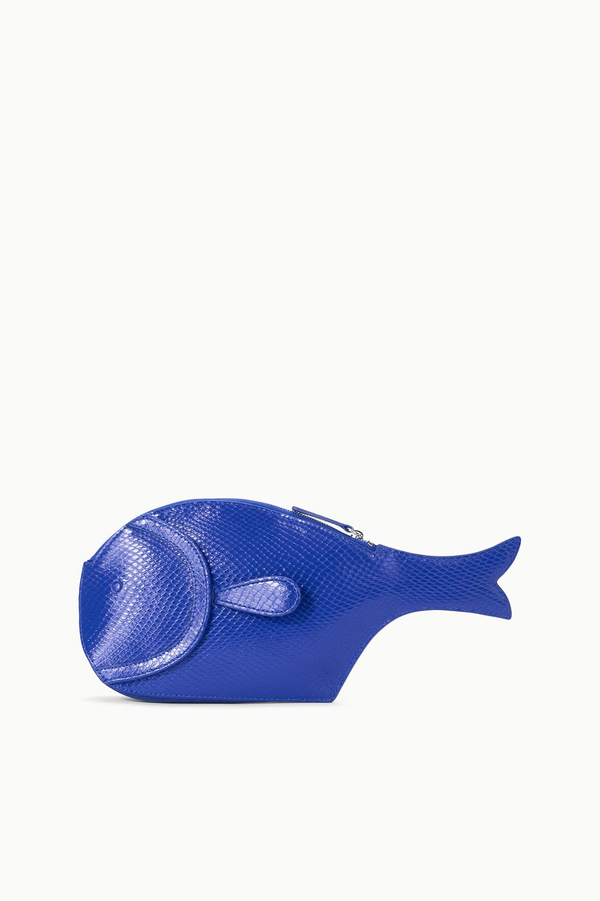 Pesce Clutch - Cobalt Blue Fish-Shaped Handbag | STAUD Popular