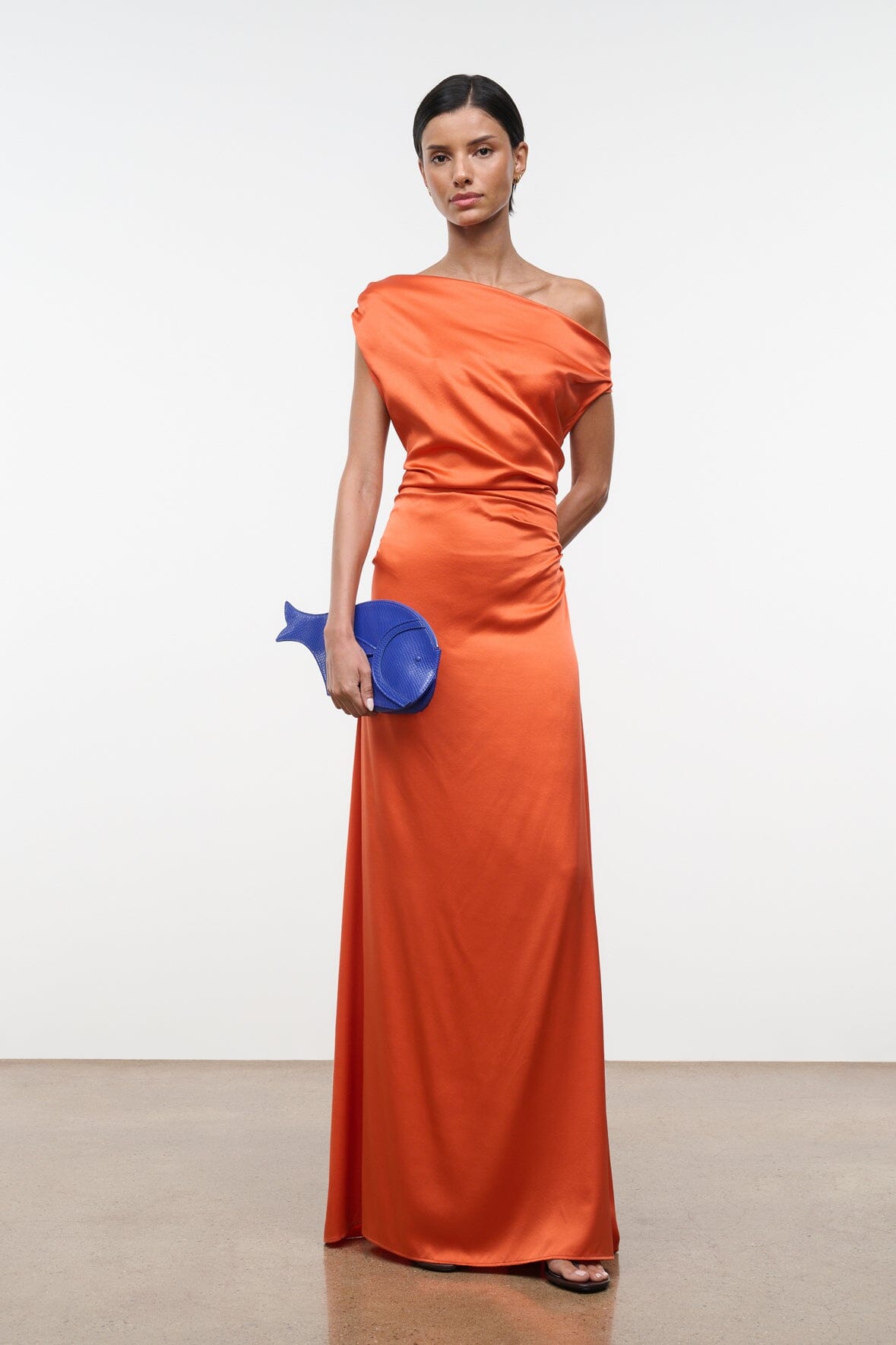 Pesce Clutch - Cobalt Blue Fish-Shaped Handbag | STAUD Popular