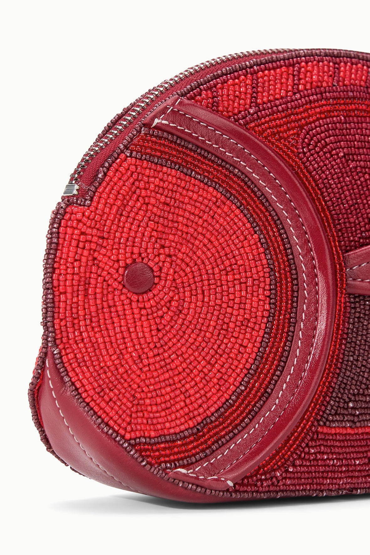 Pesce Beaded Clutch Red Multi | STAUD Top Pick