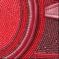 Pesce Beaded Clutch Red Multi | STAUD Top Pick