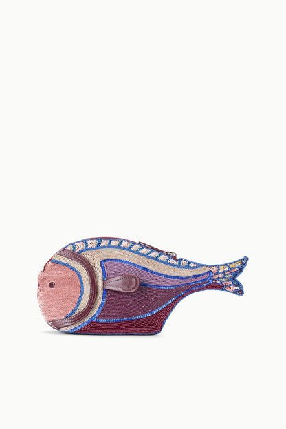 Pesce Beaded Clutch Ultraviolet | STAUD Popular