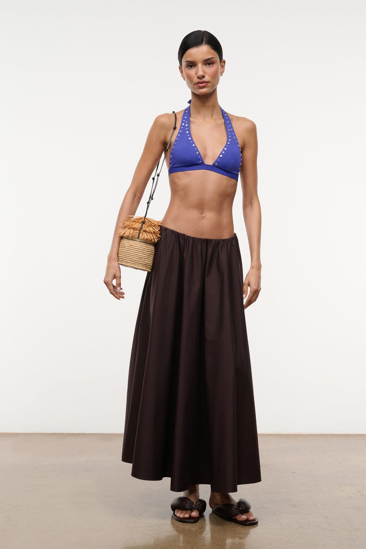Tiki Raffia Bag Natural | STAUD Featured