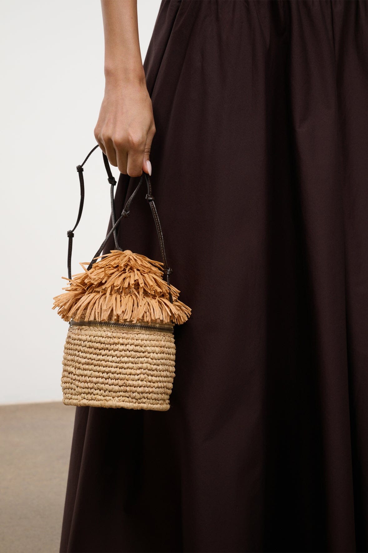 Tiki Raffia Bag Natural | STAUD Featured