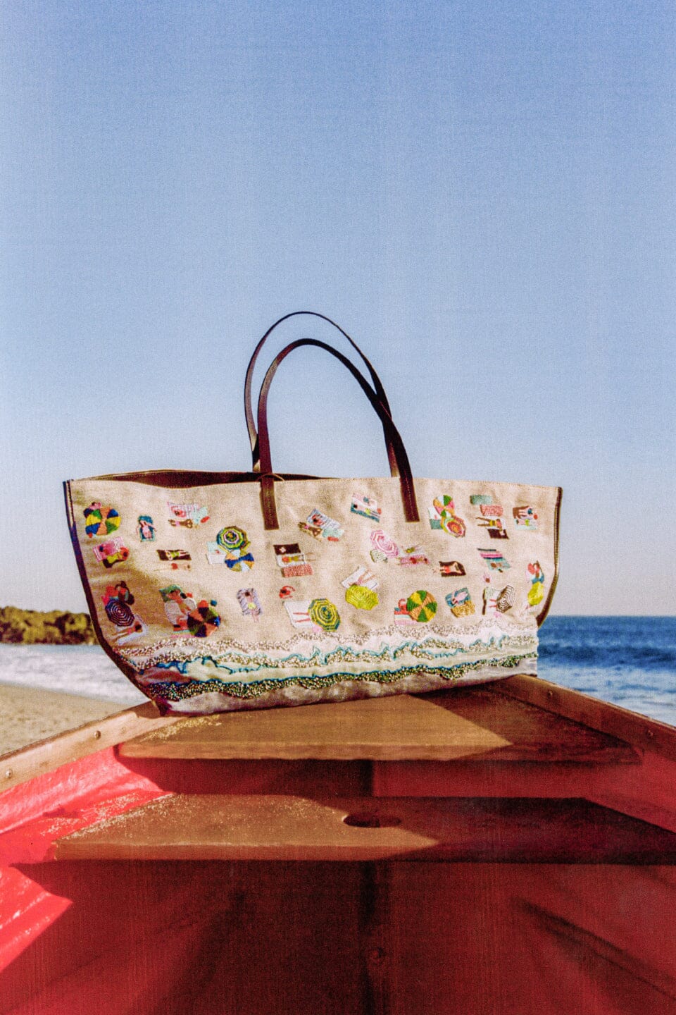 Christos Large Tote Beach Day | STAUD Customer Favorite