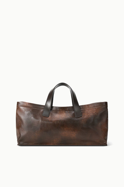 Port Tote Espresso Distressed | STAUD Popular