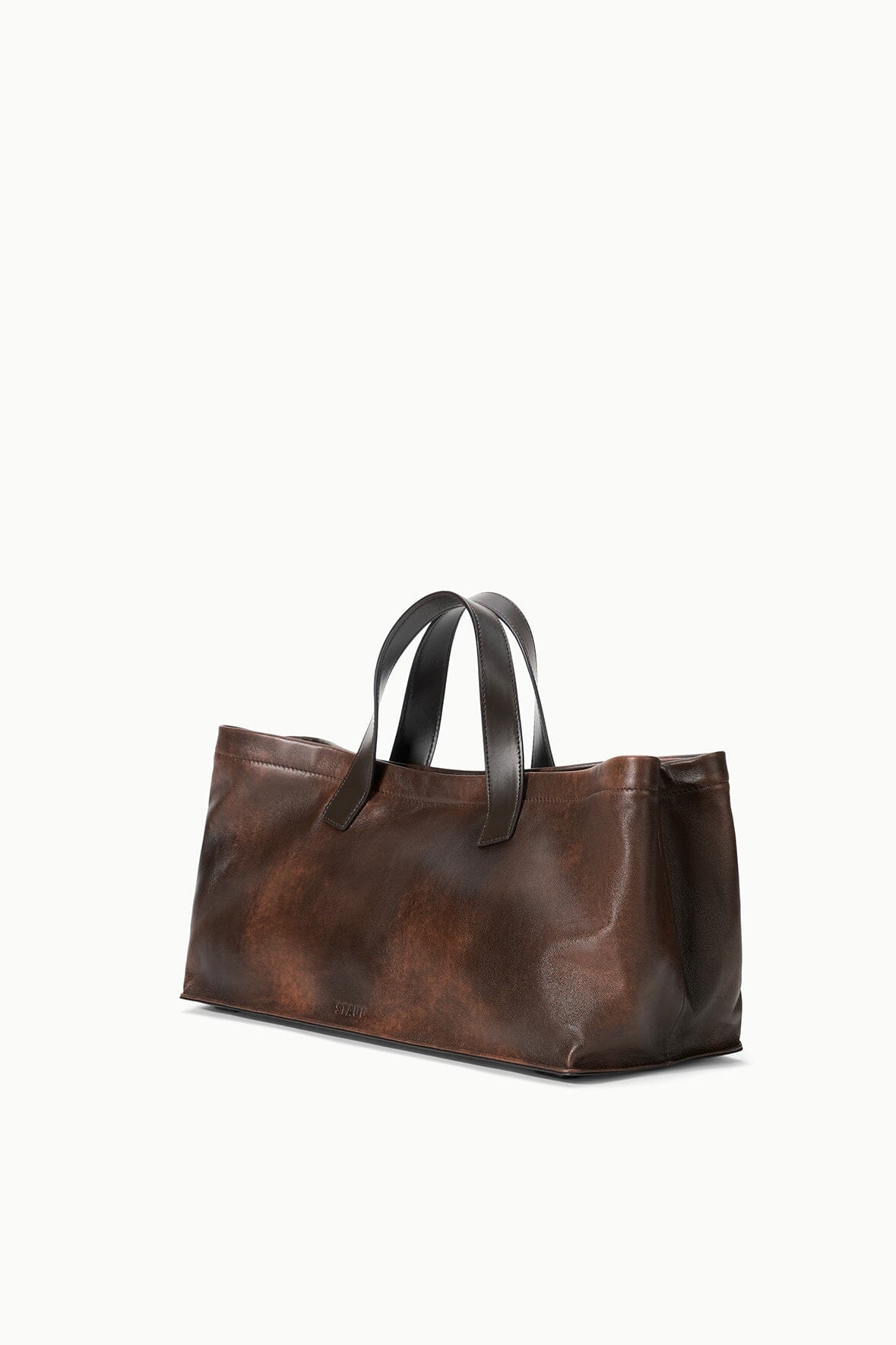 Port Tote Espresso Distressed | STAUD Popular