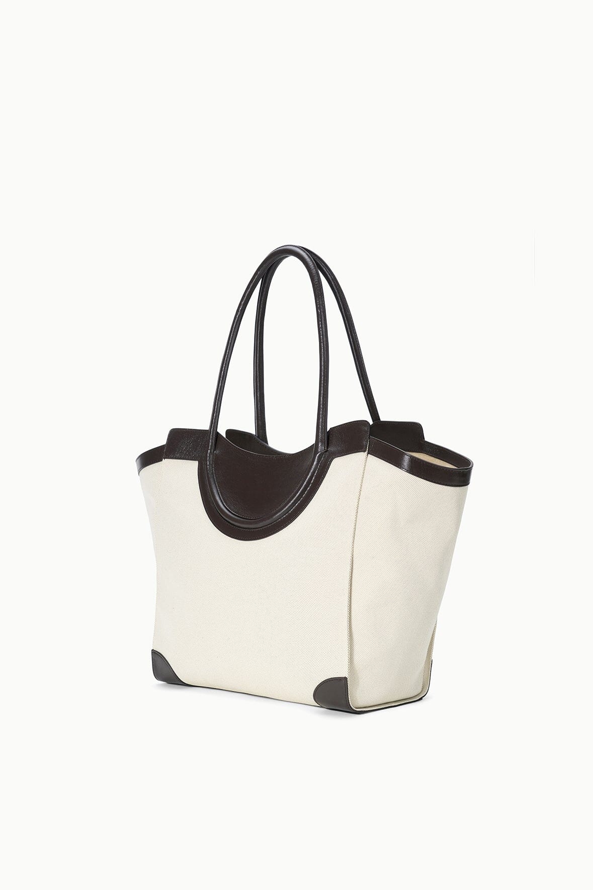 Maude Tote Bag Natural Espresso | STAUD Sale