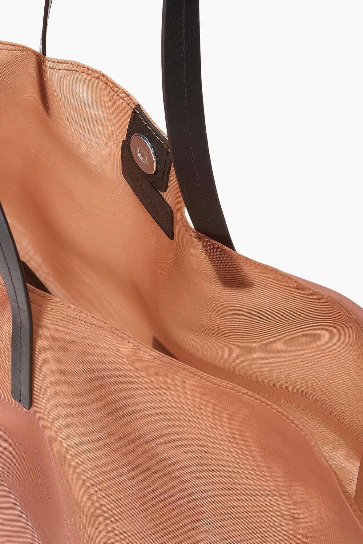 Christos Large Mesh Tote Camel | STAUD Signature